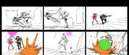 The King of Fighters All Star: Cinematic Trailer Storyboards.