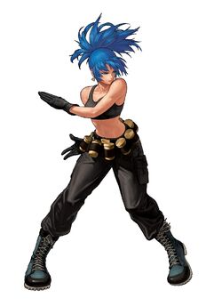 The King Of Fighters Ever: LEONA  King of fighters, Personagens