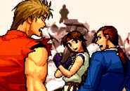 The King of Fighters '96: Art of Fighting Team Ending.