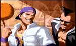 SVC Chaos: SNK vs. Capcom: Orochi Iori ending Lucky Glauber and Heavy D! Cameo