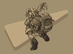 Concept art from Metal Slug 3
