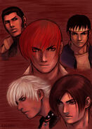 The King of Fighters 2000: Illustration by Kalkin.