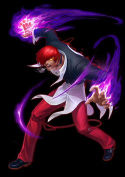 Pixilart - Orochi Iori Yagami by Anonymous