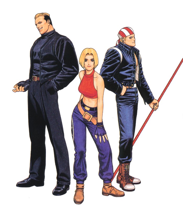 Alguns personagens de The King of Fighters 97 com Scam HD IA 