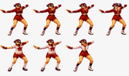 The King of Fighters '99 Art Gallery: Early Sprites.