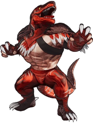 Kof xv dinosaur render