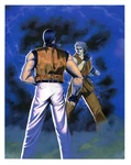 Art of Fighting Promotional Art by Shinkiro.