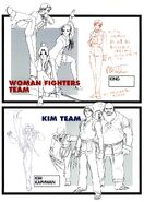 The King of Fighters '98: Concept art.