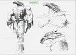 Tizoc Garou Concept sketches