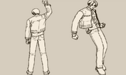 The King of Fighters '99 Art Gallery:Rough Art.