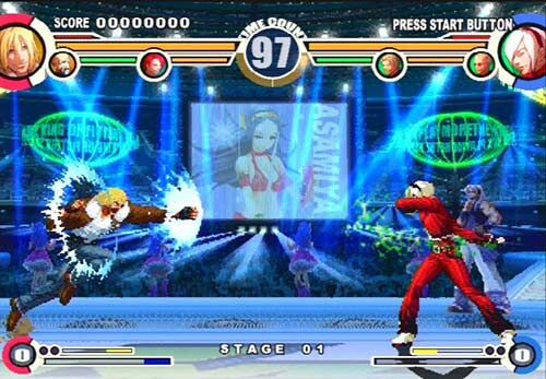 Screenshot of The King of Fighters 2002: Challenge to Ultimate Battle (Neo  Geo, 2002) - MobyGames