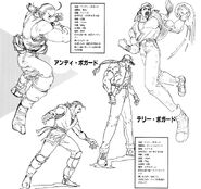 Real Bout Fatal Fury: Concept Art.