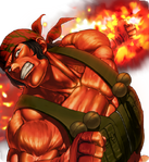 Metal Slug Attack: Crazy Ralf artwork.