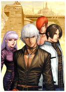 The King of Fighters 2001: Promotional art by Andy Seto.