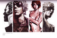 K', Maxima, Vanessa and Ramon in The King of Fighters 2000 Promotional by Hiroaki