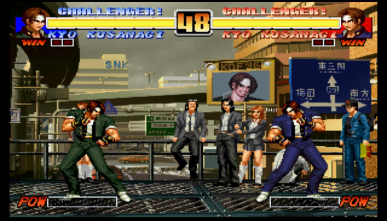 the king of fighters 99 choice alternative costume color