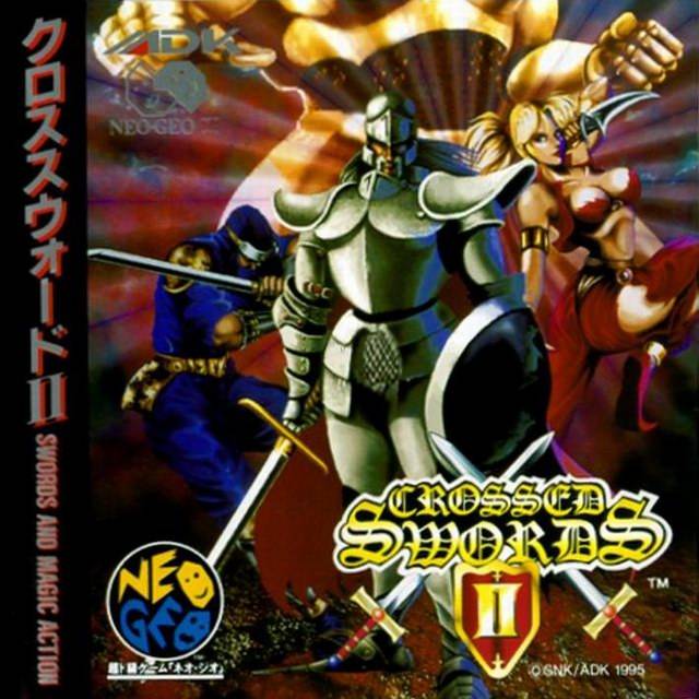 Crossed Swords , SNK Neo-Geo MVS cart. by Alpha Denshi Co., Ltd