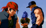 The King of Fighters 2003: Ikari Warriors Team Ending.