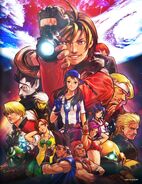 Neo Geo Battle Coliseum: PS2 Cover Illustration by Hiroaki