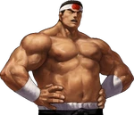 The King of Fighters XIII win portrait.