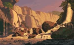 Garougato2bg.gif (315 kB) Barbaroi Falls at sunset (escenario de Gato)