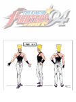 The King of Fighters '94 Rebout: Concept art.