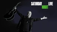 Another Paul Simon's Season 44 of Saturday Night Live Bumper Photo from October 13, 2018: Paul Simon's record 13th musical guest appearance on SNL. His second performance was "Bridge Over Troubled Water".