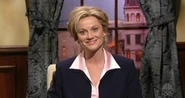 Amy Poehler as the First Lady of the United States Hillary Clinton.