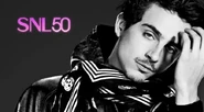 Another Timothée Chalamet's Season 50 of Saturday Night Live Bumper Photo from January 25, 2025, the twelfth episode of Season 50 of Saturday Night Live and the last episode before the Saturday Night Live 50th Anniversary Special.