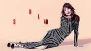 Season 40 of Saturday Night Live Bumper Photo from February 28, 2015, the fourteenth episode of Season 40 of Saturday Night Live and the first show after the 40th Anniversary Special: Dakota Johnson's SNL hosting debut, with musical guests Alabama Shakes.
