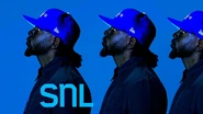 Season 48 Premiere of Saturday Night Live Bumper Photo from October 1, 2022, hosted by actor Miles Teller: Kendrick Lamar's 3rd musical guest appearance on SNL. His first performance was a medley of "Rich Spirit" and "N95".