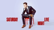 Season 43 of Saturday Night Live Bumper Photo from April 14, 2018, the eighteenth episode of Season 43 of Saturday Night Live: This is the first time that John Mulaney hosted, as well as his hosting debut, with musical guest Jack White.