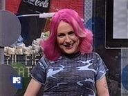 Molly Shannon as Gwen Stefani in the May 6, 2000 episode during the "Wanna Be a VJ 3" sketch.