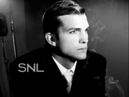 Season 30 Bumper Photo from March 19, 2005: Ashton Kutcher's 2nd time as host, as well as his 3rd appearance, with musical guest Gwen Stefani.