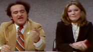 Jane Curtin with John Belushi; Season 2