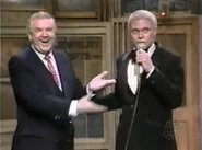 Piscopo as Frank Sinatra, with Don Pardo; May 12, 1984