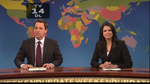 Strong co-anchored Weekend Update with Seth Meyers until he left the show after February 1, 2014.