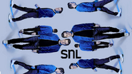 Season 48 Bumper from February 25, 2023, the thirteenth episode of Season 48 of Saturday Night Live: His 5th musical guest stint, as well as his 4th solo musical guest appearance. He and Woody Harrelson both enter the Five-Timers Club, both making them five-timers on SNL.