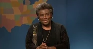 Kenan Thompson as his impression of Maya Angelou.