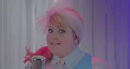 Aidy Bryant as her impression Meghan Trainor.
