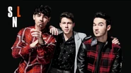 Season 44 of Saturday Night Live Bumper Photo from May 11, 2019, the twentieth (and penultimate) episode, as well as the Mother's Day show of Season 44 of Saturday Night Live: The Jonas Brothers' 2nd musical guest appearance on SNL and the first appearance in over a decade, as well as Nick Jonas' 3rd musical guest stint. Their first performance was "Sucker".
