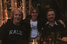 From left to right- Fred Wolf, Dana Carvey, and David Spade