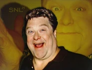 Season 25 Bumper Photo from May 6, 2000: John Goodman's 11th time hosting, with musical guest Neil Young.