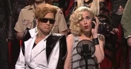 Kristen Wiig as her impression Gwen Stefani.