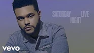 Season 42 Premiere of Saturday Night Live Bumper Photo from October 1, 2016: The Weeknd's 2nd musical guest appearance on SNL and his 4th appearance on SNL in total. His second performance was "False Alarm"