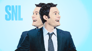Hader returned to SNL to host for the second time on March 17, 2018, the sixteenth episode of season 43 with musical guests Arcade Fire, a legendary Canadian indie rock band.