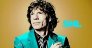 Season 37 Finale of Saturday Night Live Bumper Photo from May 19, 2012: Mick Jagger's first-time hosting, his 6th appearance and the 4th time as the musical guest, as well as his first appearance in over a decade on SNL, with special guests Arcade Fire, Foo Fighters and Jeff Beck.