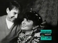 Another Paul Simon and Linda Ronstadt's Season 13 of Saturday Night Live Bumper Photo from December 19, 1987, the eighth episode and Christmas episode of Season 13 of Saturday Night Live.