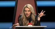 Kate McKinnon as Shakira on the April 6, 2013 episode during "The Voice" sketch.