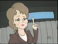 Cheri Oteri as the voice of Barbara Walters on the January 10, 1998 episode during the Saturday TV Funhouse cartoon, "George Clooney."